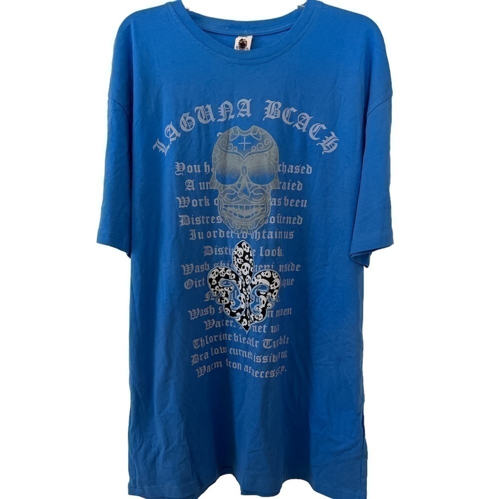 Corona Del Mar T Shirt Blue Laguna Beach Blue 3XL  XXXL